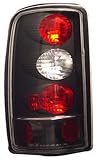 Tail Light: 2000-2003 Chevrolet Suburban 2000-2003 Chevrolet Tahoe; Crystal Clear Bermuda Black