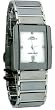 Ladies Purity Oniss Swiss Movement White Rectangle Design Diamonds Sapphire Watch