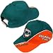 NFL MIAMI DOLPHINS GREEN ORANGE OSFA HAT CAP NEW ADJ