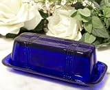 Butter Dish Cobalt Blue