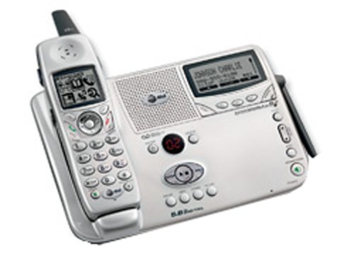 AT&T E5860 5.8 GHz DSS Expandable Cordless Phone with Answering System