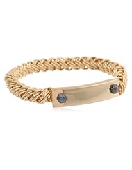 Kenneth Cole New York "Modern Status" Identification Stretch Bracelet, 7.5"