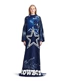 NFL Adult Comfy Throw, Officially Licensed Blanket with Sleeves by Northwest, 