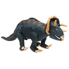 Deluxe Triceratops Hand Puppet by Lights Camera Interaction