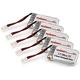 5pcs Tenergy 3.7V 380mAh LiPO Battery for Hubsan X4 (H107C, H107D, H107L) 4 Channel 2.4GHz RC QuadCopter, Syma X11 X11C, Walkera Super CP Genius CP Mini CP, JXD JXD385, and more models