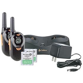 Cobra FRS 104VP 2-Way Radio and Desktop Charger (Pair)