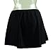 COCOSHIP Women's Solid Black Skirted Bikini Bottom Skirt Swimdress(FBA)
