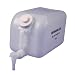 Bel-Art Scienceware 118500000 High Density Polyethylene Dispensing Jug, 9-7/8" Square Thick x 15" Height, 5 gallon Capacity