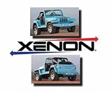 Xenon XN8740 Fender Flare Kit 6 Pcs. w/2 Side Skirts for Jeep Wrangler TJ 1997-Up