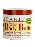 Hollywood Beauty Organic Body Butter Creme with Shea Butter and Vitamin E, 12oz