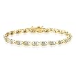 10K Yellow Gold 1/4 ct. Diamond Tennis Bracelet