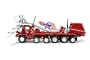 TWH Collectibles 075-01070 OTC S-Series 6-axle Front Discharge Concrete Mixer Murphy Concrete & Construction Model