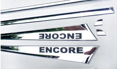 Auto Chrome Body Door Side Molding Trim Stainless Steel 6pcs Fit For 2013 Buick Encore