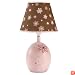 Nojo Serenity Lamp and Shade, Pink/Brown