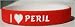 I Love Peril Custom Wristband