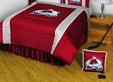 Colorado Avalanche Bedding - NHL Sidelines Comforter and Sheet Set Combo - Twin