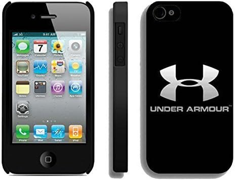 under armour Black Iphone 4 4S Screen Cover Case Unique and Custom Design