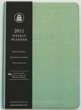 418ShYK7k3L. SL160  GALLERY LEATHER Teal Leather (Metallic Sheen) Standard Weekly Desk Planner 2011 (STANDARD size 8 X 5.75)