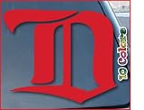 Detroit Red Wings D Car Window Vinyl Decal Sticker 6" Wide (Color: Red)
