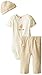 Nature Unisex Baby Bodysuits Cap and Pant, 3-Piece , Yam