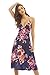 AX Paris Women's Strappy Midi Skater Navy Dress