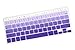DHZ Purple Gradient Keyboard Cover Silicone Skin for 2015 or Older Version MacBook Air 13 MacBook Pro 13 15