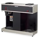 3-Warmer Brewer, 23"x8"x19-13/15", Stainless Steel/Black