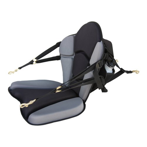 GTS Expedition Molded Foam Kayak Seat - Water Bottle Pack