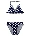 Jantzen "Riveria" 2-Piece Reversible Bikini (Sizes 4 - 6X) - navy/white, 6