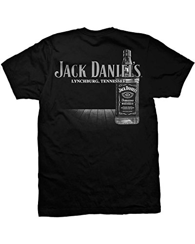 Jack Daniels Women's Daniel's Men's Big Bottle Short Sleeve T-Shirt Black XX-Large