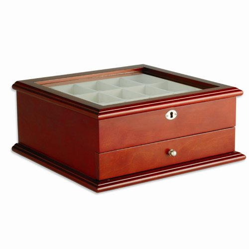 Cherry Wooden Watch Box-15 Watches