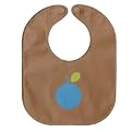 Lucky Spills Leather Bib - Apples