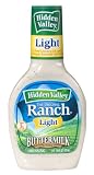 Hidden Valley Bottled Light Buttermilk Ranch, 16-Ounces Plastic Bottles (Pack of 6)