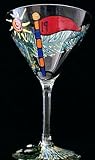 Golf - 19th Hole Design - Hand Painted - Martini - 7.5 oz.