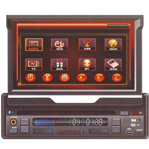 Buy 7 Widescreen Touchscreen LCD In-Dash Car DVD VCD MP3 Player by Generic now!