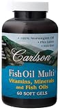 Carlson Laboratories - Fish Oil Multi, 60 softgels