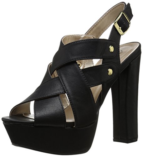 Qupid Women's Beat 02 Platform Sandal