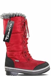 Tamaris 26703-37 Damen Stiefel Veloursleder/Textil, Merlot, Größe 38