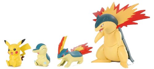 Pokemon Evolutionary Stages JAPANESE Snap Together Model Kit Cyndaquil