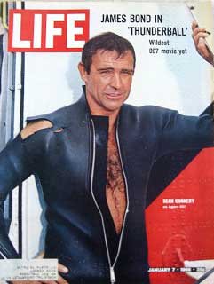 LIFE  Magazine   -  January 7, 1966 - Cover: Sean Connery as Agent 007
