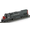 HO RTR SD45T-2 w/Anticlimbers, Cotton Belt #9404