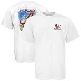 Alabama Crimson Tide White Fish Team Bass T-shirt
