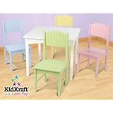 KidKraft Nantucket Table & 4 Pastel Chairs
