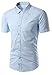 Generic Mens Casual Short Sleeve Shirt Button Front Various Colors
