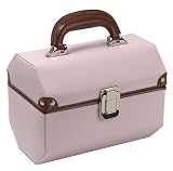 Wolf Designs Vintage Genuine Leather Travel Jewelry Box #348490