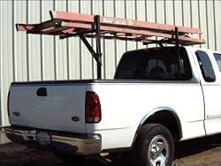 Strong Ender Side Mount Ladder Rack Black Powder Coat Ford F250+ 1999 to 2008 (SuperDuty) All
