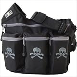 Diaper Dude Skull and Crossbones Diaper Bag Black 418T6hGJwQL. SL160 Diaper Dude Skull and Crossbones Diaper Bag Black