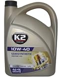 Produkt-Bild: 10w40 Motor&ouml;l &Ouml;l 5 Liter teilsynthetisch ACEA A3/B3/B4. API SL/CF, MB229.1, VW 505.00