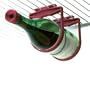 Holdups Refrigerator 1 Bottle Wine Rack Red