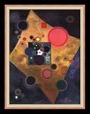 Accent in Pink by Wassily Kandinsky - Framed Artwork